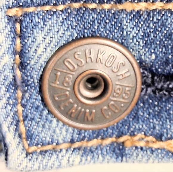 Oshkosh B'gosh Boy's 5T Med. Wash Snap Button Down Jean/Denim Jacket - Picture 8 of 9